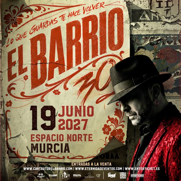 Cartel de El Barrio Gira 2027