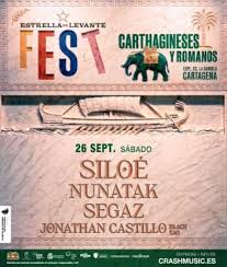 Cartel de Estrella de Levante Carthagineses y Romanos