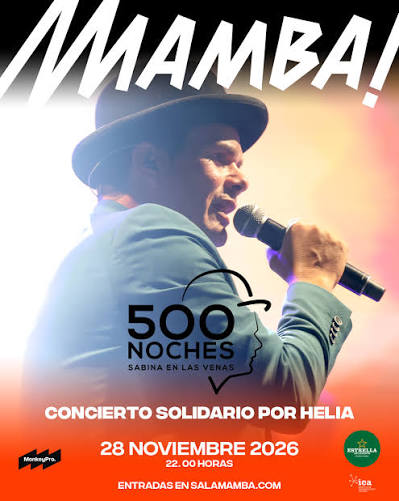 Cartel de 500 Noches Sabina en las venas
