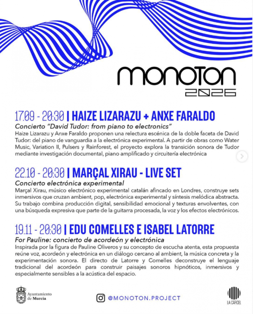 Cartel de Marçal Xirau — Live Set de electrónica experimental
