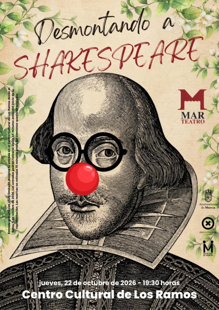 Cartel de Desmontando a Shakespeare — Teatro cómico