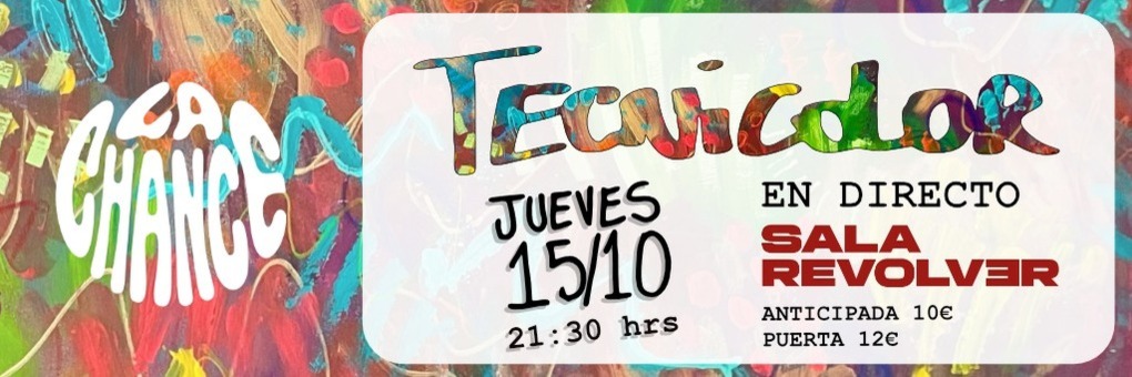 Cartel de La Chance — Sala Revólver Murcia