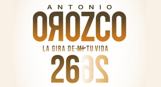 Antonio Orozco actuará en la Plaza de Toros de Murcia el 24 de octubre